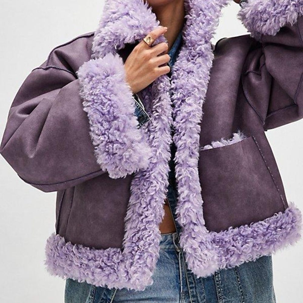 Free people kiki sherpa jacket